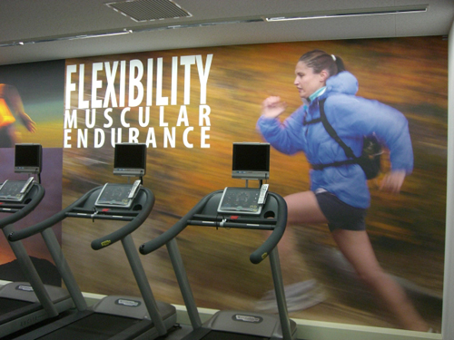 壁面グラフィック